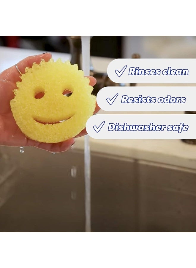 Scrub Daddy Smiley Face Scratch Free Scrubber As Seen On Shark Tank-1 Pack, Vinyl, Yellow, 1 Count (Pack of 1) - Image 2